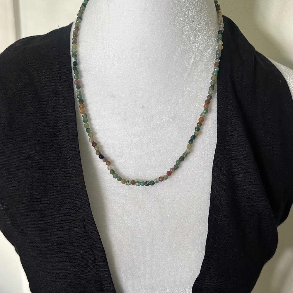Multicolor Jasper Beaded Necklace